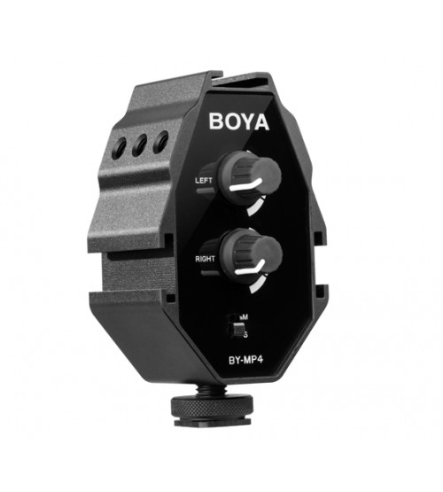 Boya BY-MP4 2-Channel Audio Adapter
